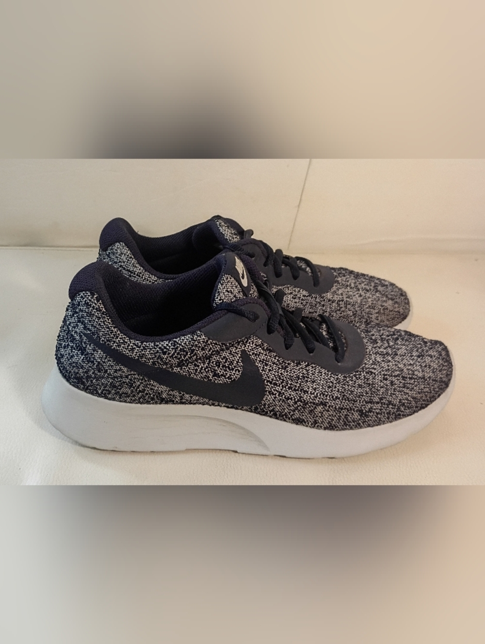 Nike Women's Tanjun SE (Special Edition) Indigo Blue/White 917536-400 Size 8